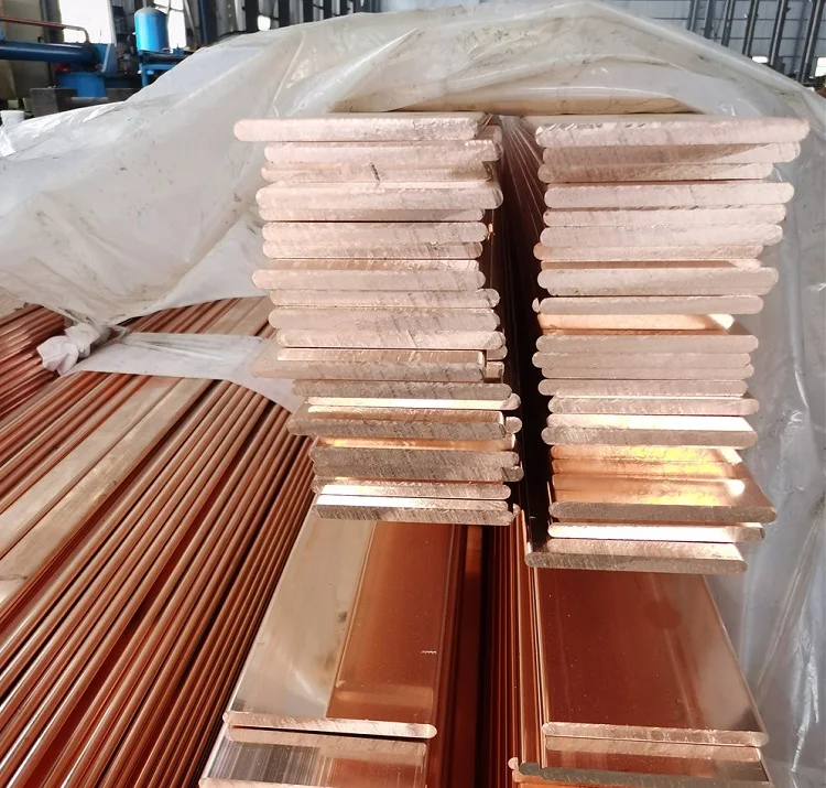 Cheap price 99.9% pure copper flat bus bar  tinned