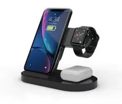 3 in 1 Qi Wireless Charger for Mobile phone/iwatch