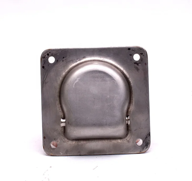 Zinc Plated Surface Floor Mount Rope Truck Tie Down Lashing D Ring