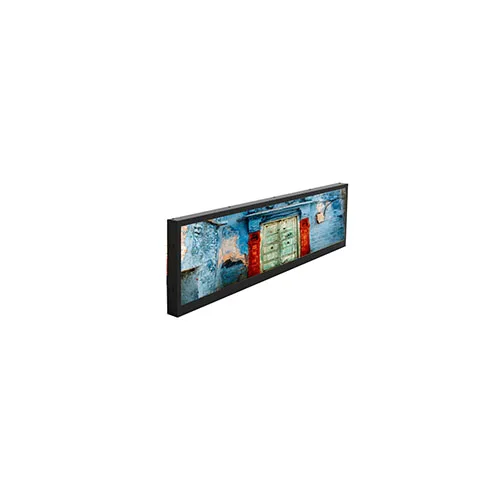 24 inch Stretched Bar LCD 1920*360 Indoor Digital Signage Advertising Display with long life span