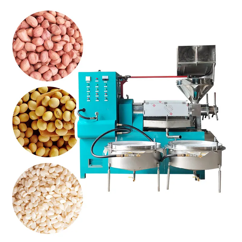 factory direct sale vegetable oil 6yl-130 oil press machine automatic screw sunflower sesame corn oil pressers