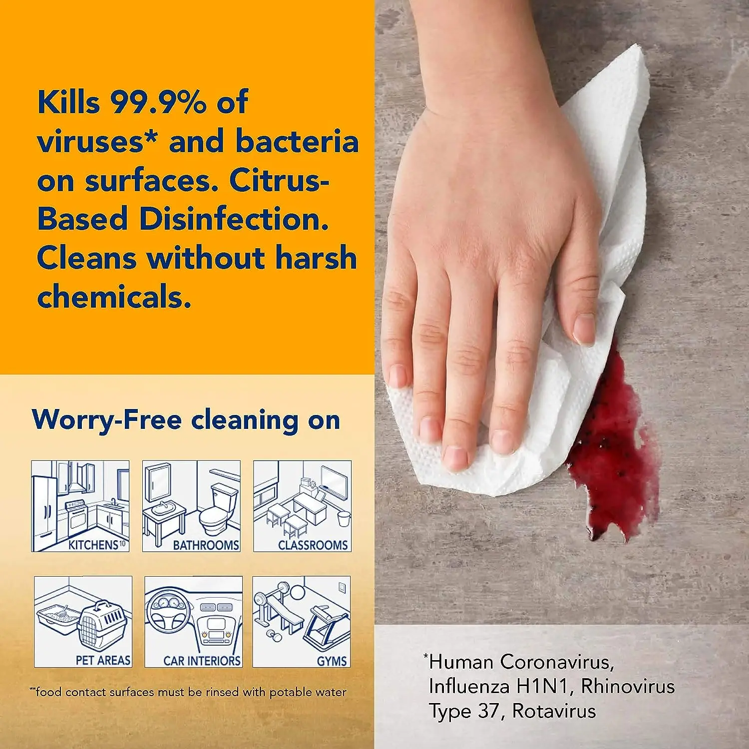 Lookon Custom Wipe Antibacterial Disinfection Disinfecting Wipes