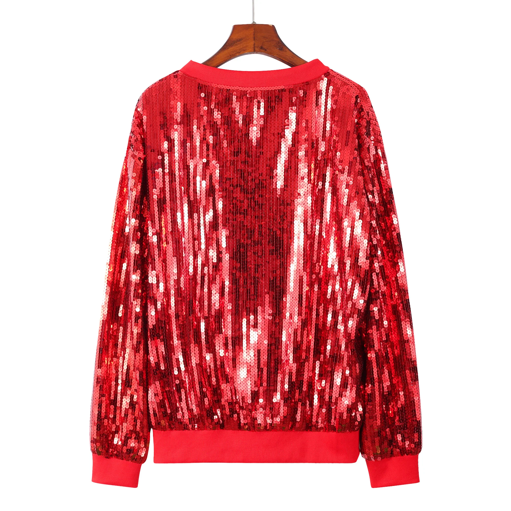 Custom Bling LOGO Greek Letter Sorority AKA Delta Sigma Sequins Jacket Jersey Sequined Coats Woman Sequin Jackets Clothes