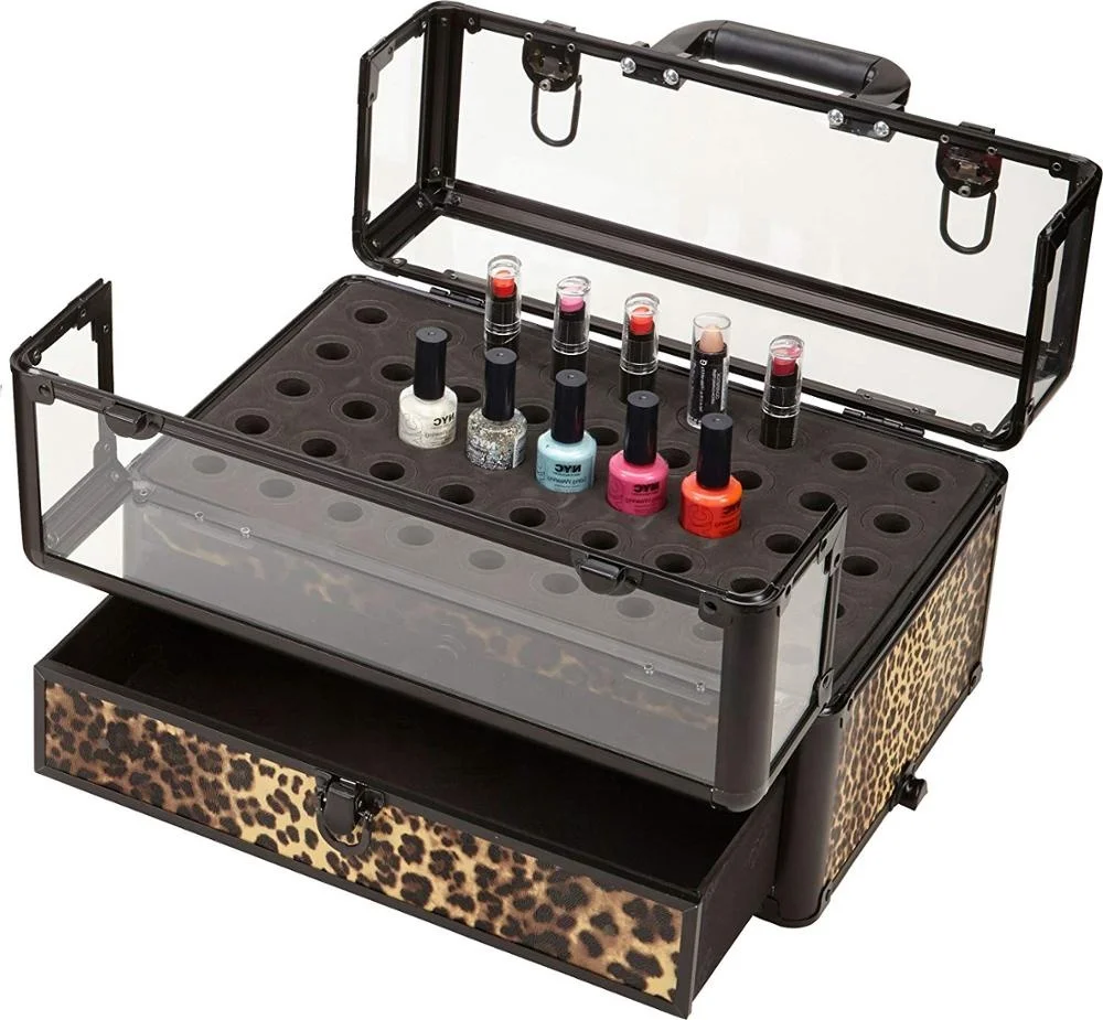 
Aluminum Professional Transparency Acrylic Vanity Case for Makeup 