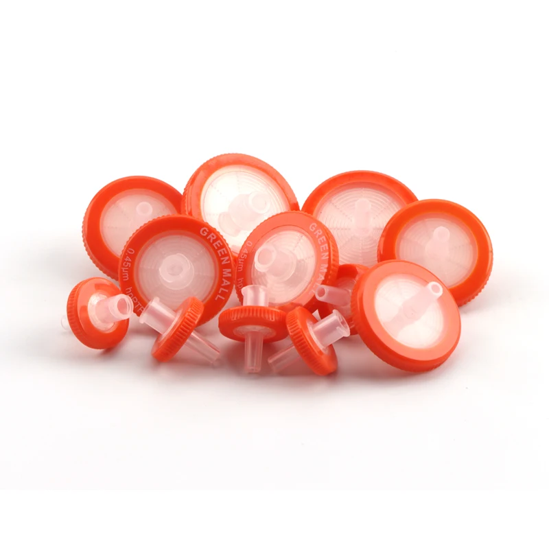 Laboratory filters RSF13TS1B 13mm 0.45um Disposable Hydrophilic Hydrophobic PTFE Syringe Filter 100pcs/pack