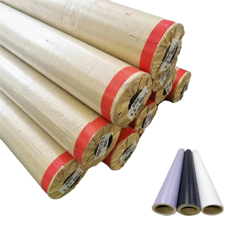 Wholesale Price Outdoor Advertising Material 440g Glossy PVC Panaflex Rolls Cheap Vinyl Lona Frontlit Flex Banner Size