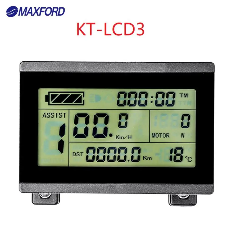 MAXFORD Electric Scooter Spare parts E-bike 25A KT Controller Kit for 36v/48v 500w/750w ebike motor with LCD3 Colorful Display