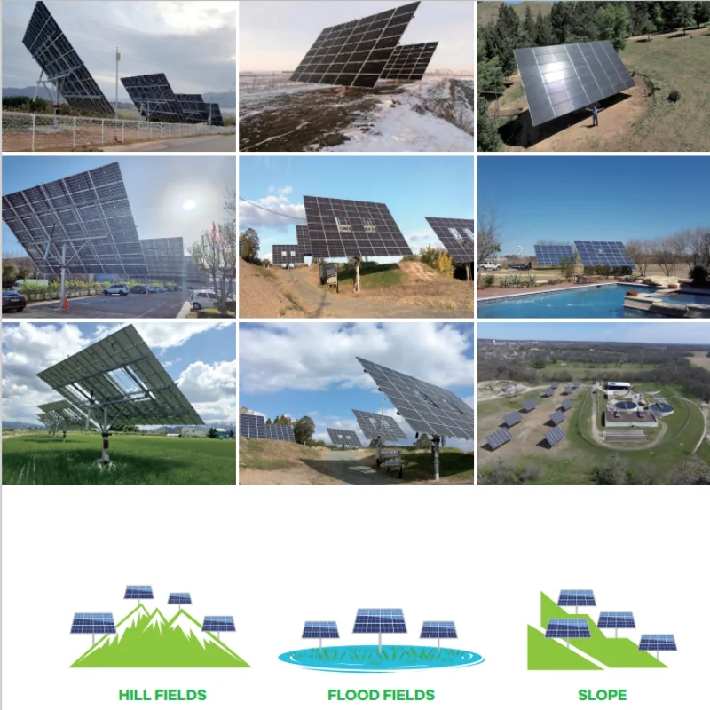 1MW Manufacturer price solar tracking and mounting systems 1MW single axis solar pv tracking system