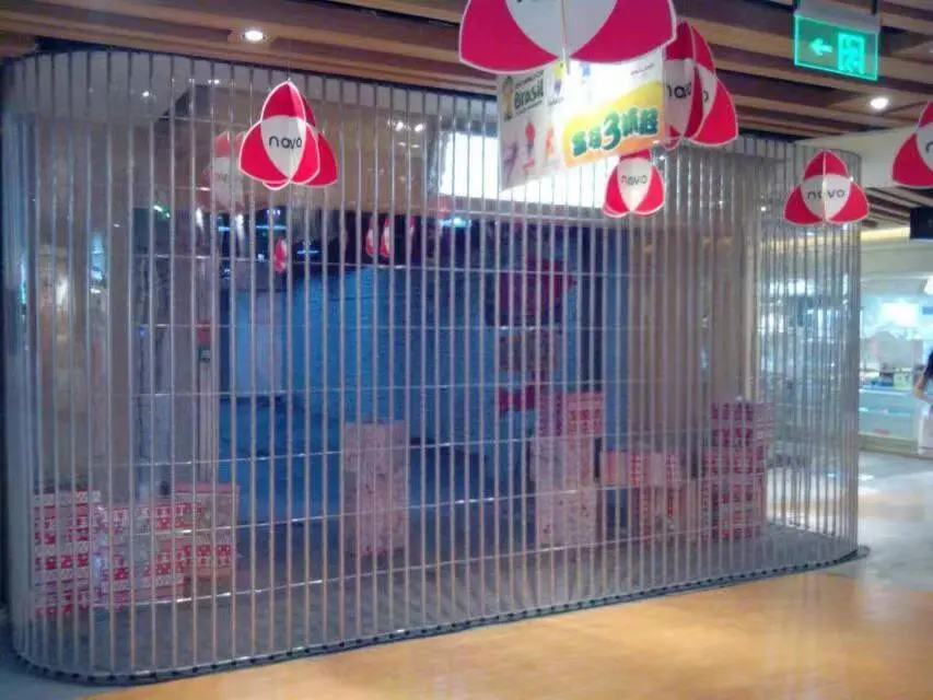 Modern Design Automatic Polycarbonate Folding Door Provincial Entry Doors PVC and Plastic Accordion Folding Screen Wholesale