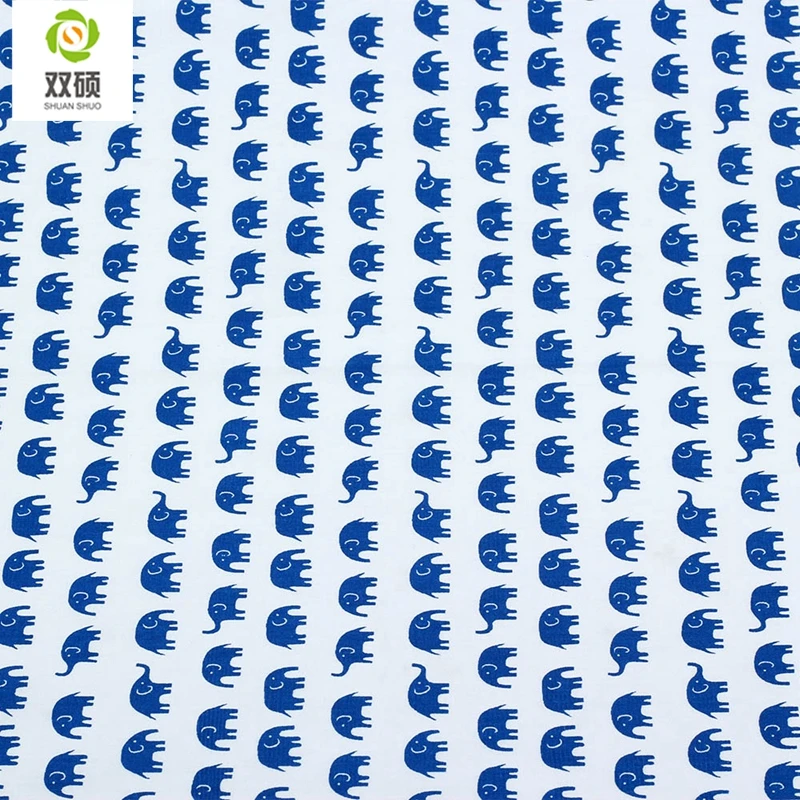 High quality cartoon animal print cotton fabric for children home textile