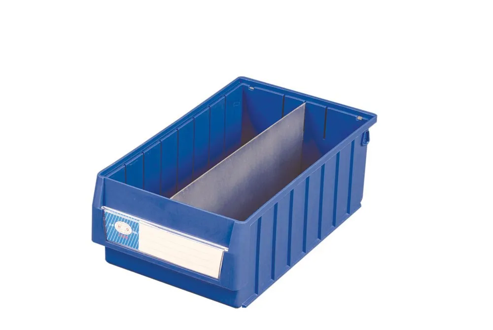 
Hot sale warehouse plastic storage bins with dividers 