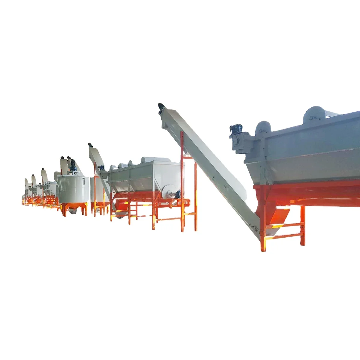 High technology PET flakes hot washing machine/recycling machine for PET plastic bottles