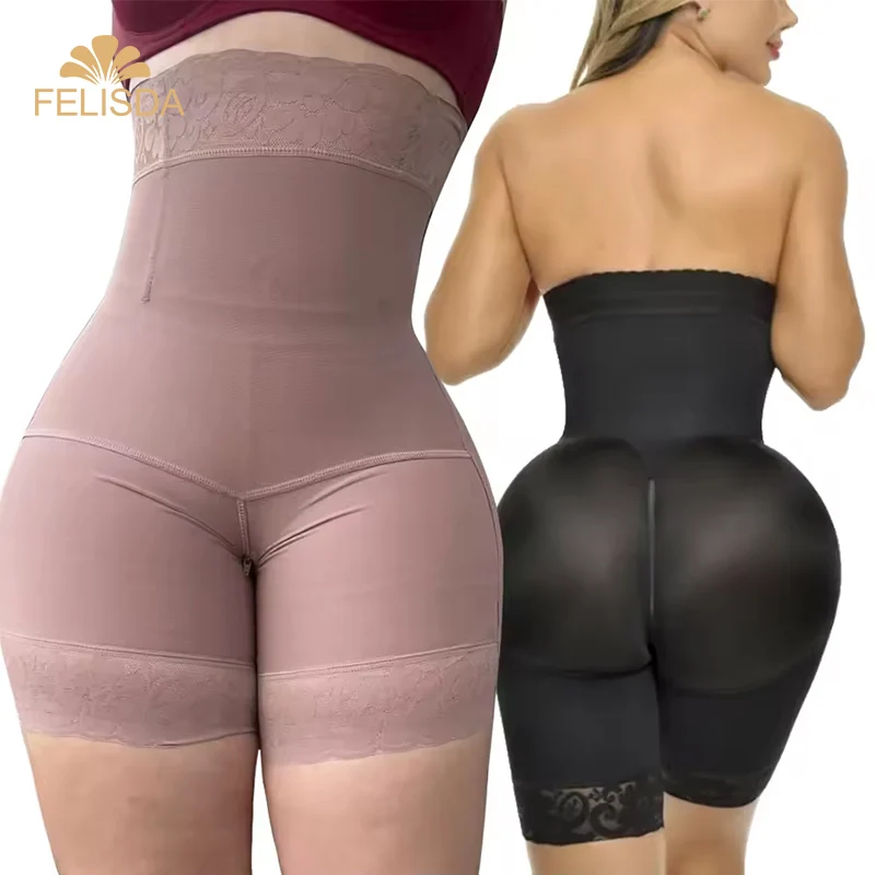 Booty Hip Enhancer Body Shaper Lift Up Butt Lifter Slimming Control Panties Colombian Corset High Waist Trainer Shaperwear Fajas