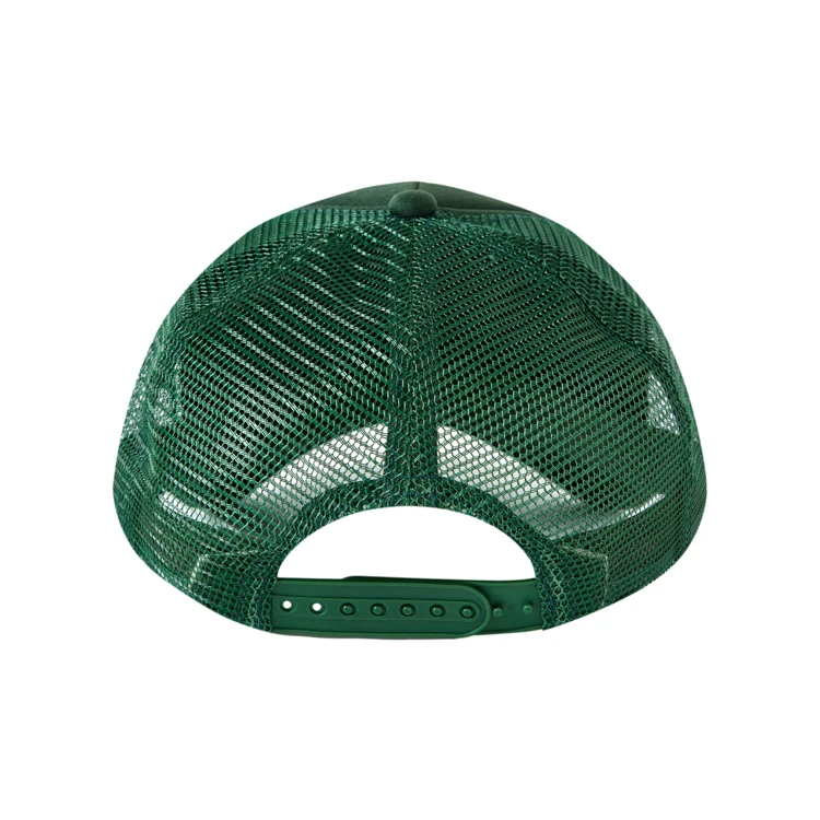 Customise Foam Trucker Hat Rope Puff Print 5 Panel Mesh Hat And Trucker Cap