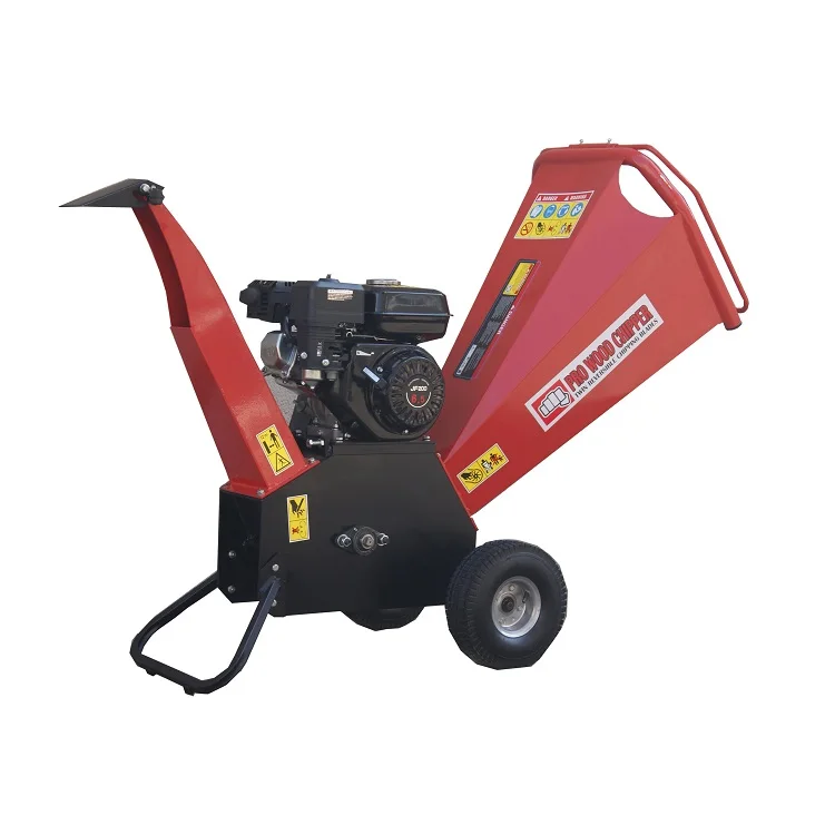 New drum style wood chipper with 6.5HP engine for sale