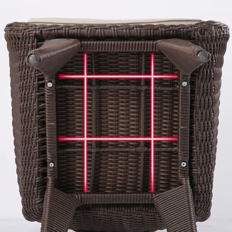 
Outdoor Garden Chairs Furniture Sofa Sets Wicker Patio Cushion Garden Set Rattan Leisure Table And Chairs With Side Table 