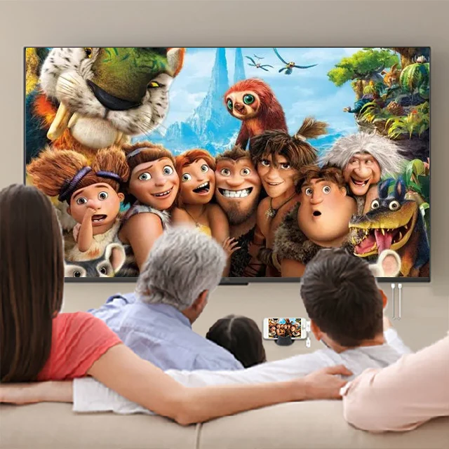 3 in 1 USB A Converter Cable for Iphone Ipad Samsung  Android Phone to TV HDTV