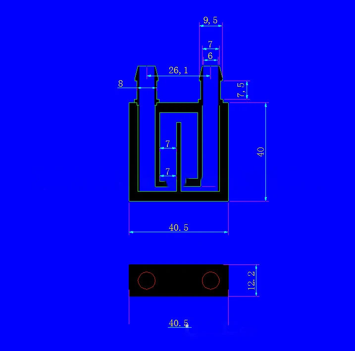 Aluminum Alloy Water Cooling Block 40 80 120 160mm For PC Lap CPU Liquid Cooler Silver System Heat Sink