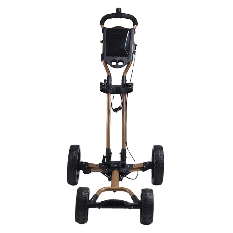 HOWTRUE Hot Sale Customizable Four-wheel Golf Cart Aluminum Alloy Material Multi-function Folding Color Optional