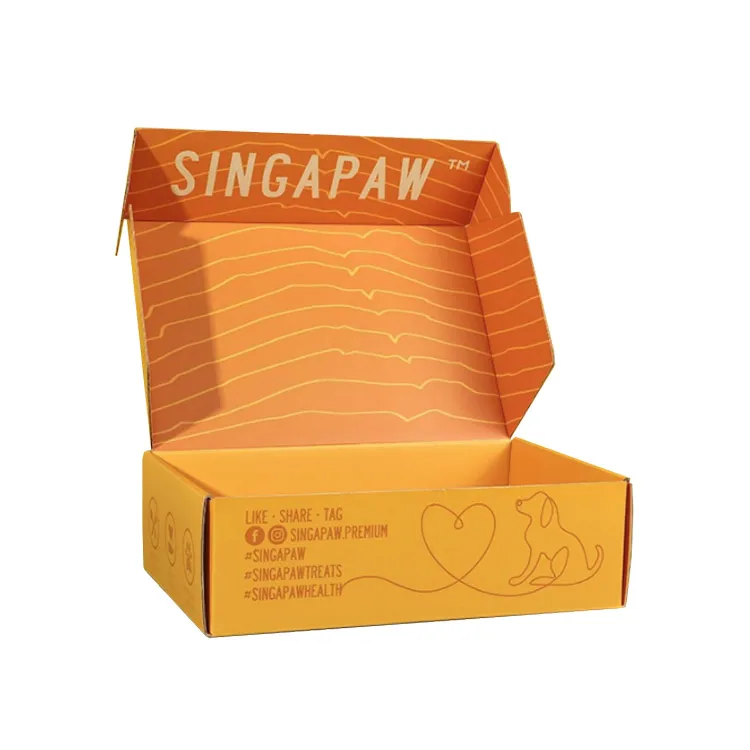 wholesale promotion custom stickers label foldable corrugated gift paper box