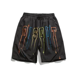SDT-014 Custom Logo Bulls Beach Mesh Letter Printing Shorts Pants Digital Street Wear Gym Plus Size Basketball Printed Short