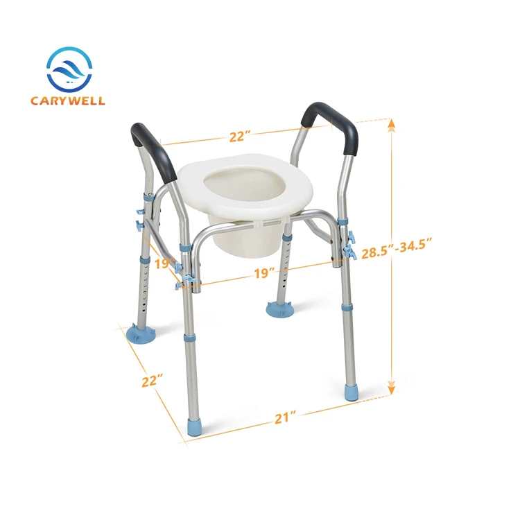 Tool Free Aluminum Adjustable Toilet Seat Over Toilet Seats Portable Toilet Seat