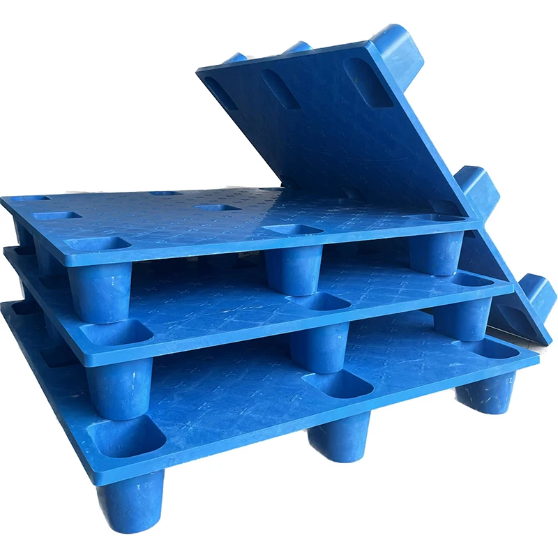Recyclable New composite shipping pallet 1210 Flatbed nine-foot stream font plastic pallet for forklift logistics warehouse use