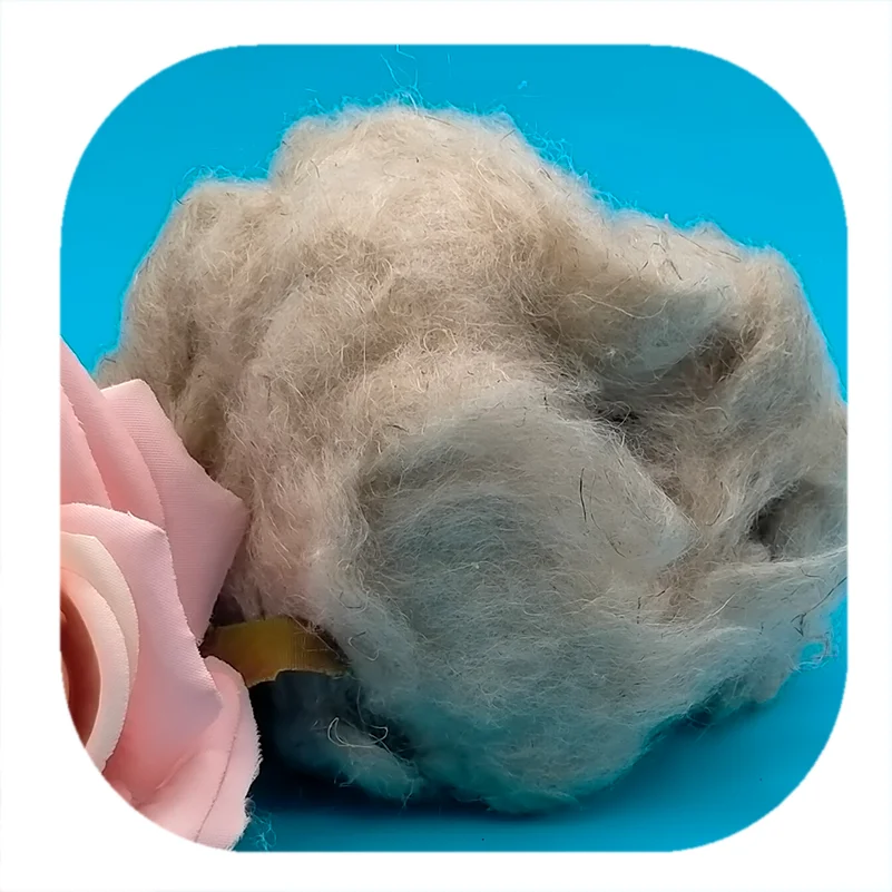 Hemp Material Natural Color 100% Flax Fiber for Blended Spinning