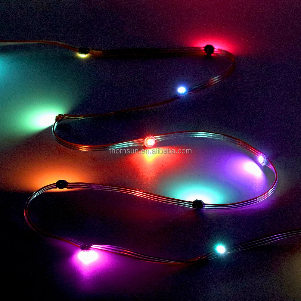 addressable 5v sk6812  rgbw 50leds  led fairy string lights 1m flash mini string lights