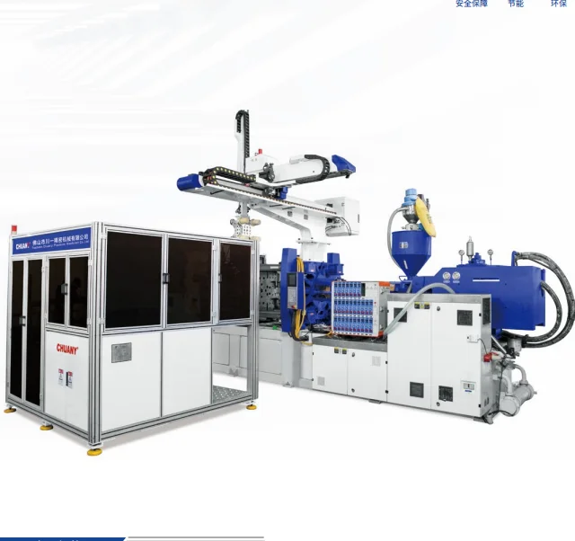 Food Grade commercial plastic food containers disposable thin wall container with injection molding machine IML robot