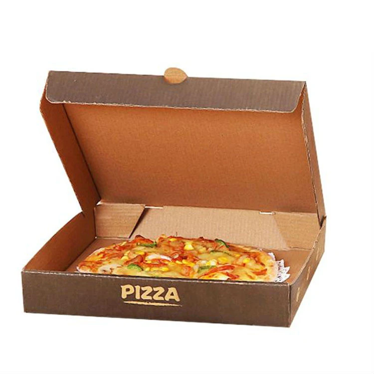 Wholesale custom recyclable color pizza boxes 9/10/11/12/13/16 inches boxes for food packing