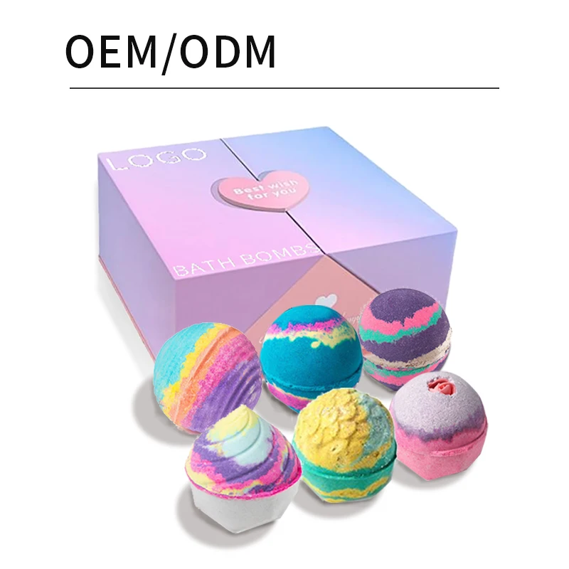 Factory Customized 20 Years Experience Romantic Pink Bath Bomb Shower Bath Bombs Gifts