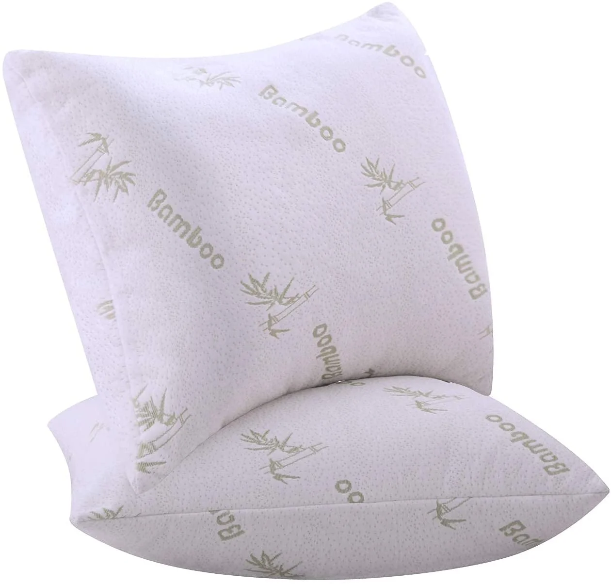 Wholesale Pillows for Sleeping 2 Pack Bamboo Standard Ultra Soft Bounce Back Standard Size Cool Washable Over Filled Pillows