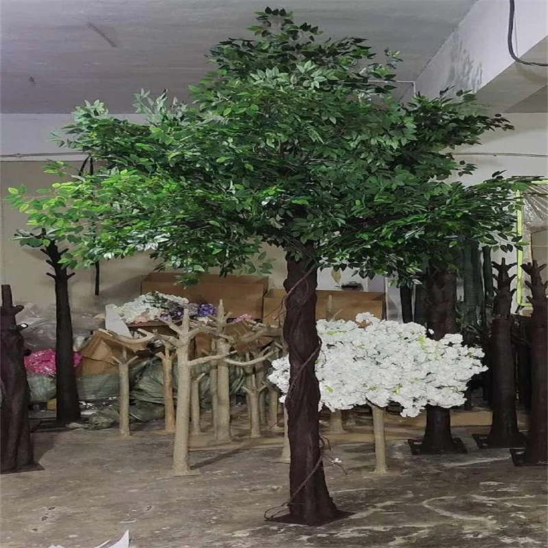 SN-F017 комнатные украшения искусственные растения уникальный отель пластиковые баньяновые деревья