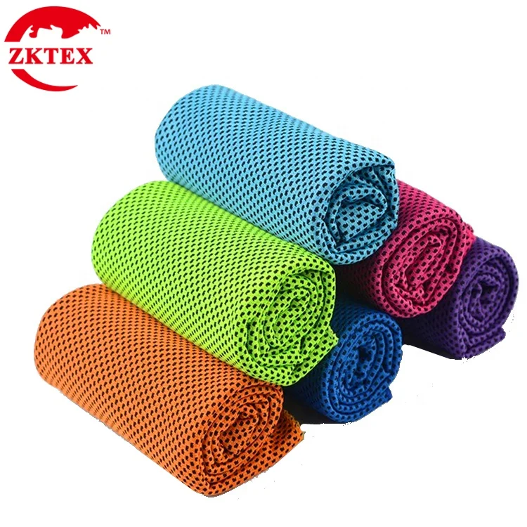 
Wholesale Super Magic Microfiber Sports Instant Cool Ice Neck Cooling Towel With Customized Logo for all activities 