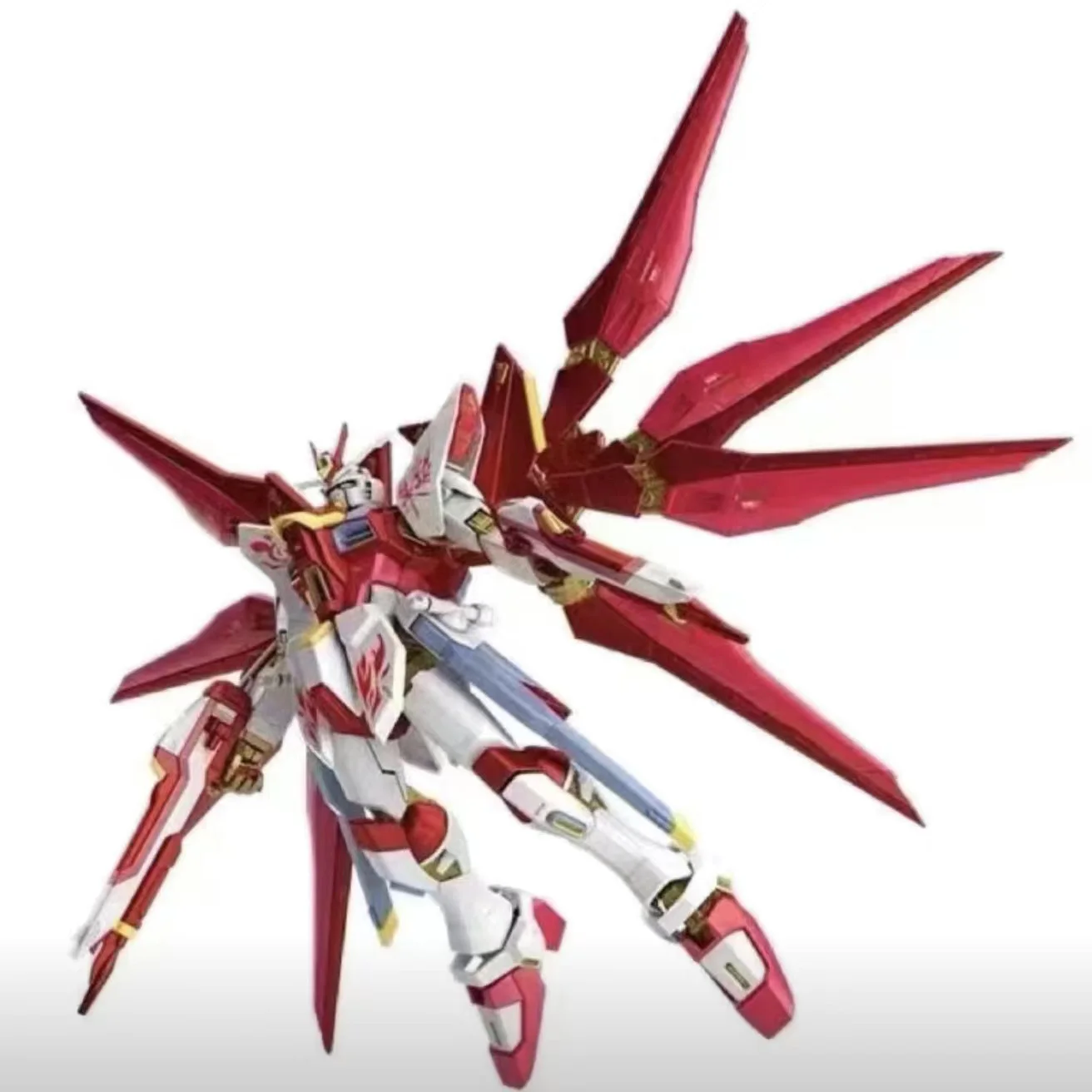 New Movable Suzaku Strikes Free Wings Sword Gun and Shield MG 1/100 Matching Assembly Model Action Figure Toy