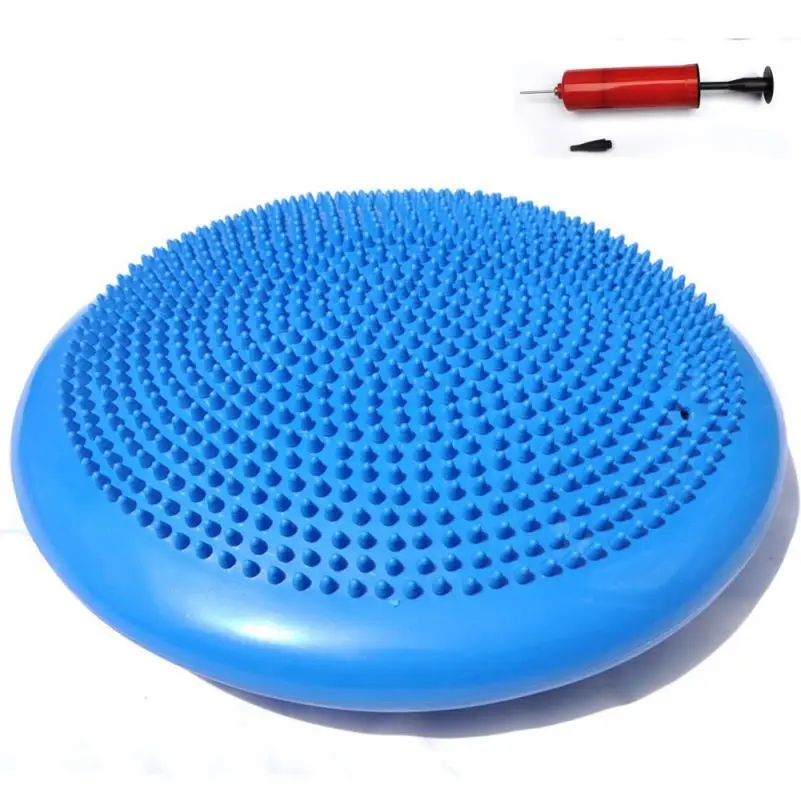 
Inflated Stability Balance Cushion Wobble Cushion Including Free Pump Exercise Fitness Core Balance Disc 