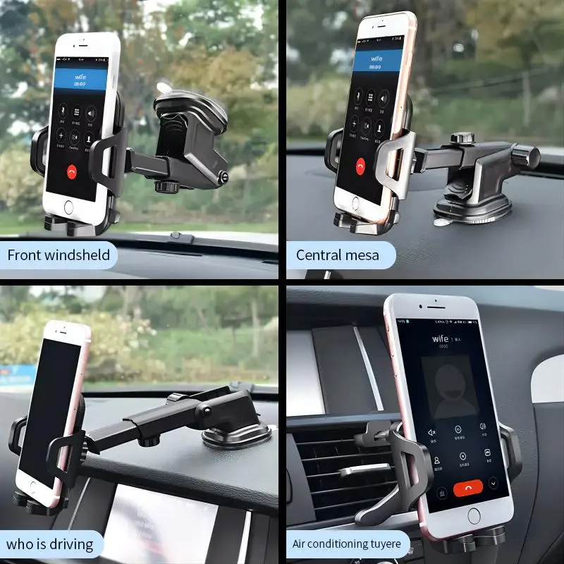 Trending Mobile Mount Dashboard Car Phone Holders Cellphone Holder for Car Suction Cup Holder Mobile Stand Car Phone Mount