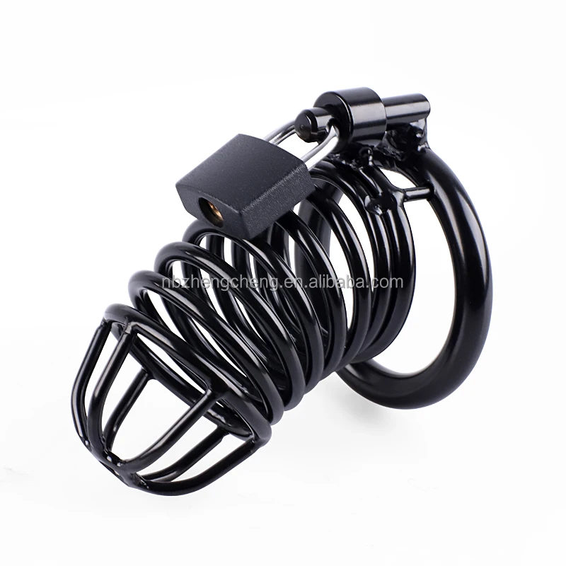 Male Chastity Device Hypoallergenic Stainless Steel Cock Cage Penis Ring Lock Chastity Belt Adult Game Sex Toy