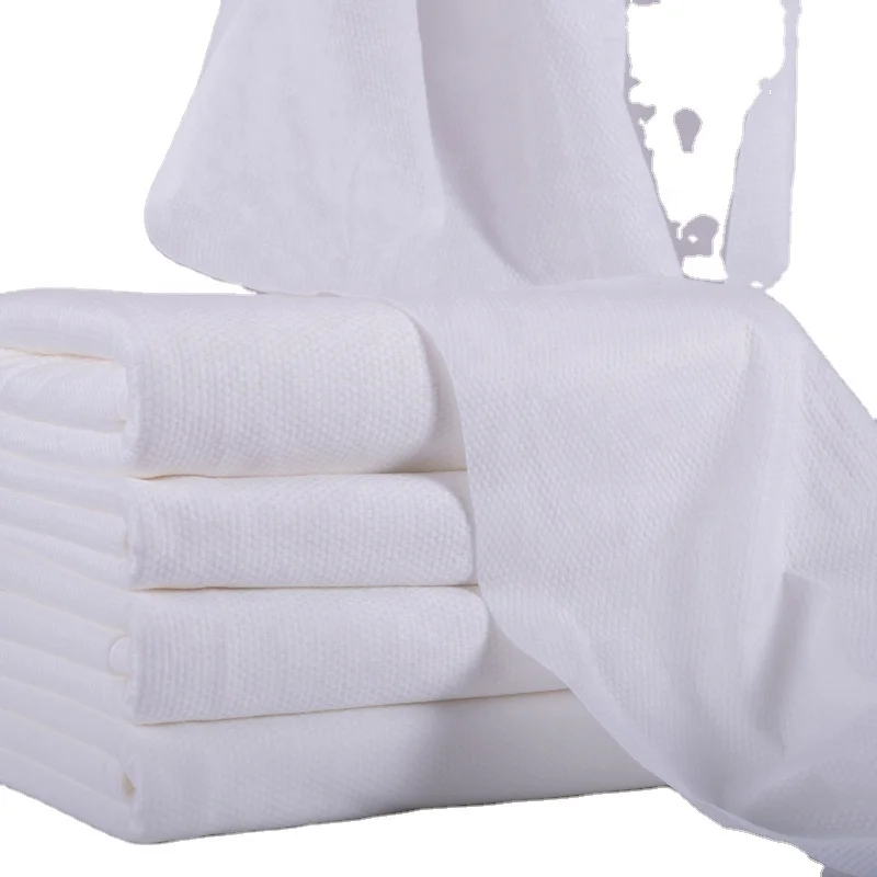 
Lint-free Home Disposable Bathroom Shower Spunlace Nonwoven Bath biodegradable towel 
