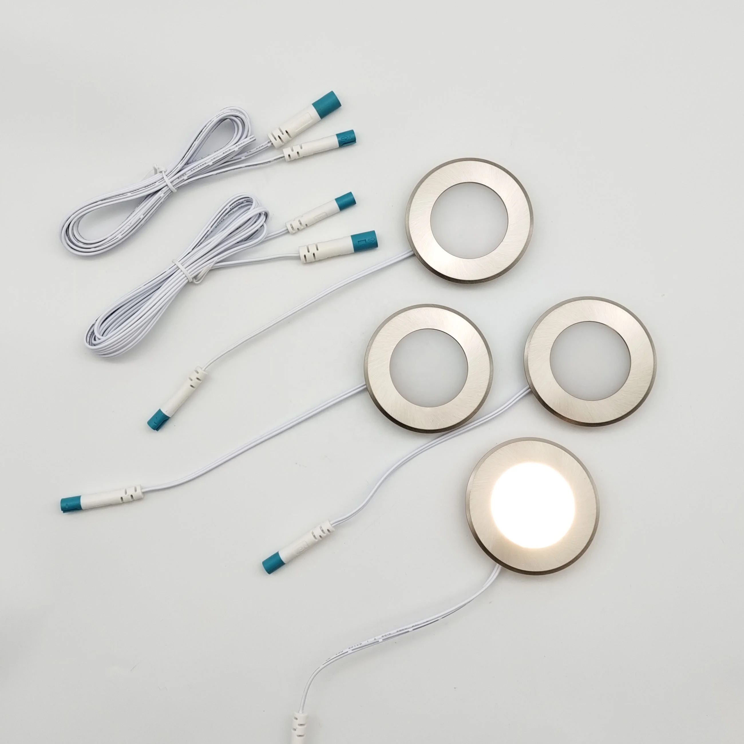 12 Volt Ceiling Lights Stainless Steel Ip65 Waterproof Round Marine Led Rgb Puck Lights For BoatYacht