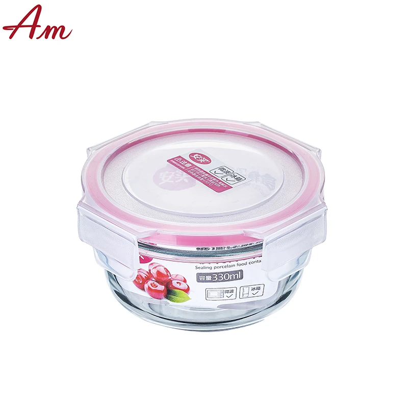 
Food storage glass container glass food container microwaveable bpa free food glass baby container 