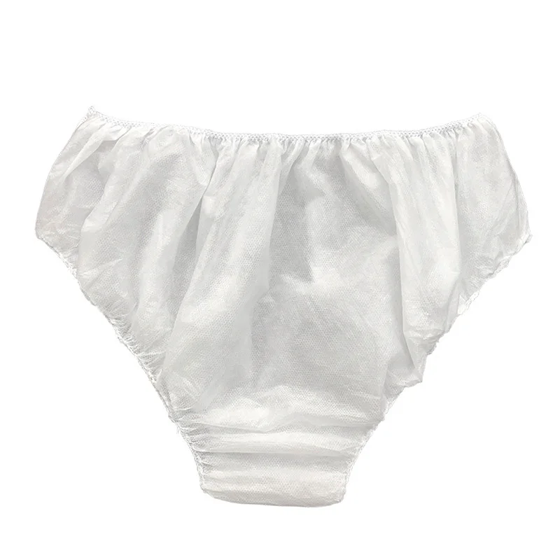 Non woven breathable non woven women maternity postpartum panties super soft mesh cotton disposable underwear panties