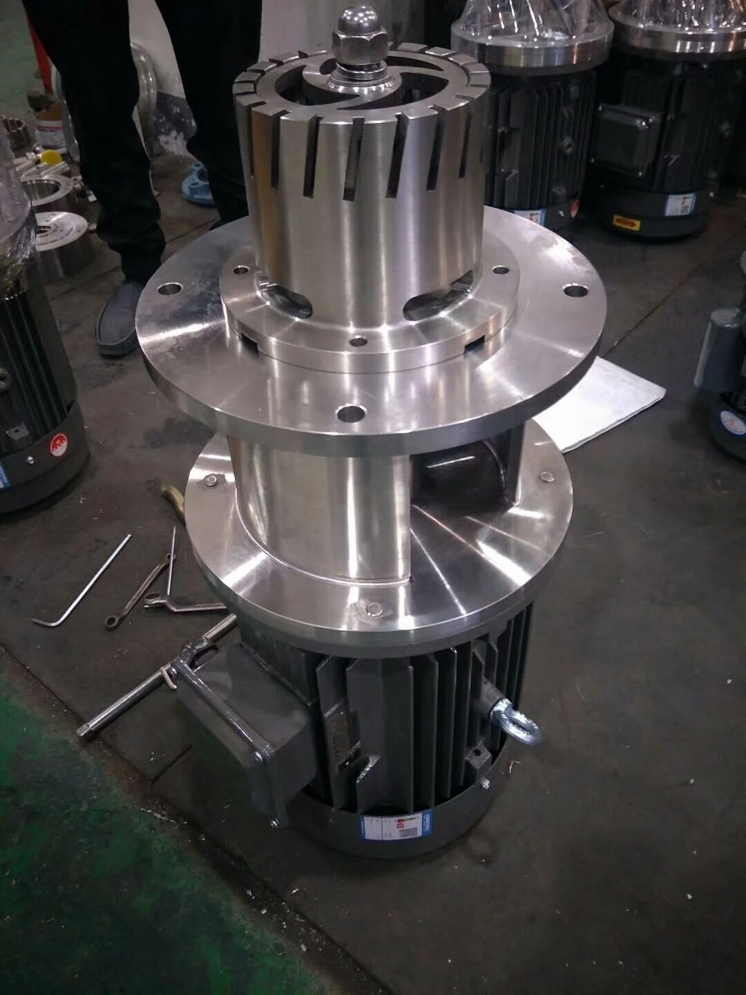 
Owens Industry Stainless Steel 1 Cubic foot Blender Horizontal Ribbon/portable blender/Liquifier machine device 