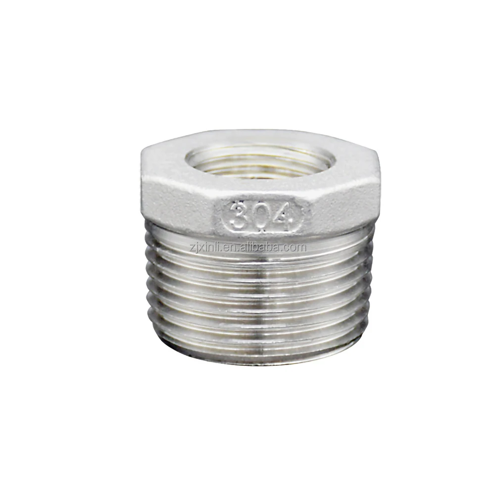 X22120ST 304 материал из нержавеющей стали с наружной и внутренней резьбой трубного фитинга переходник втулки