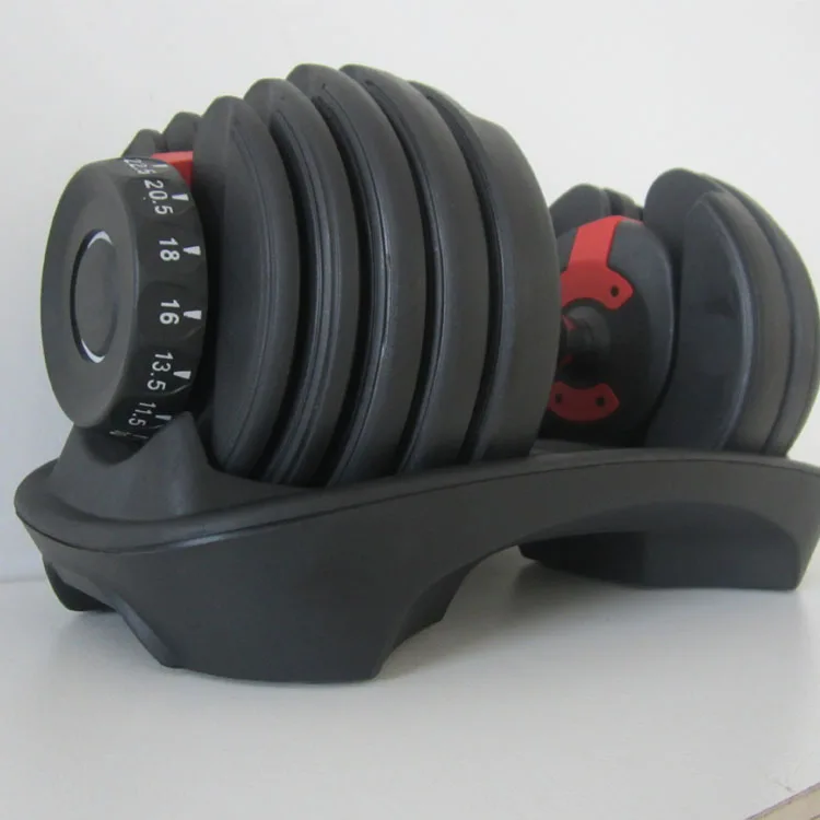 Amazon Top quality Free weigh man power strength training 24kg 40kg 50kg quickly automatic adjustable dumbbell heavy weight set