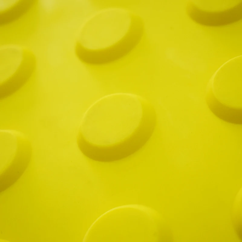 standard PVC 300x300 mm Rubber Floor Mat Tactile Paving Indicator Tiles