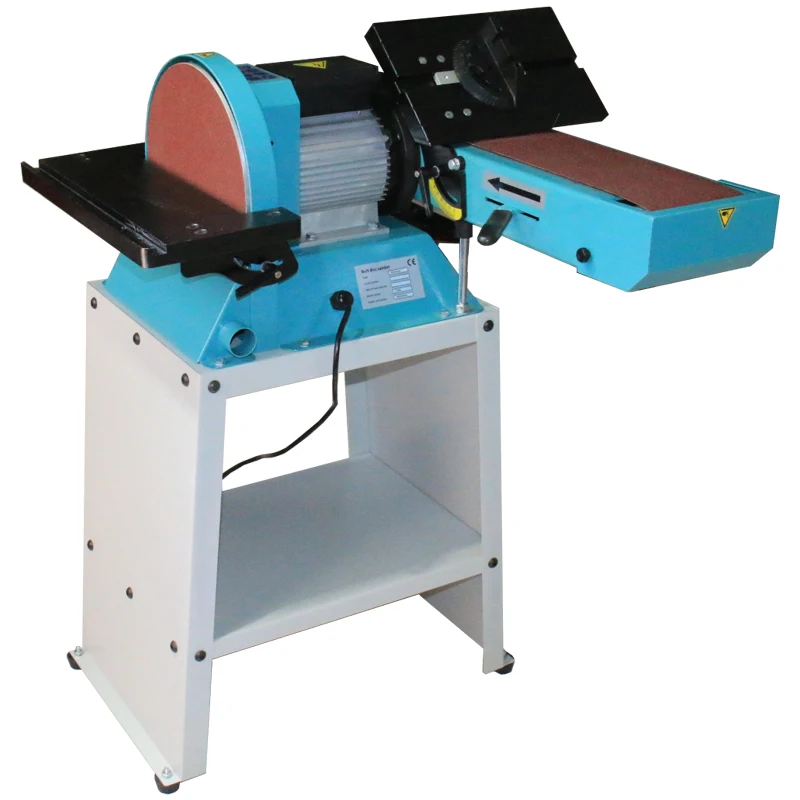 Многофункциональная деревообрабатывающая абразивная ленточная машина Вертикальный Ленточный Тип диск абразивная ленточная машина