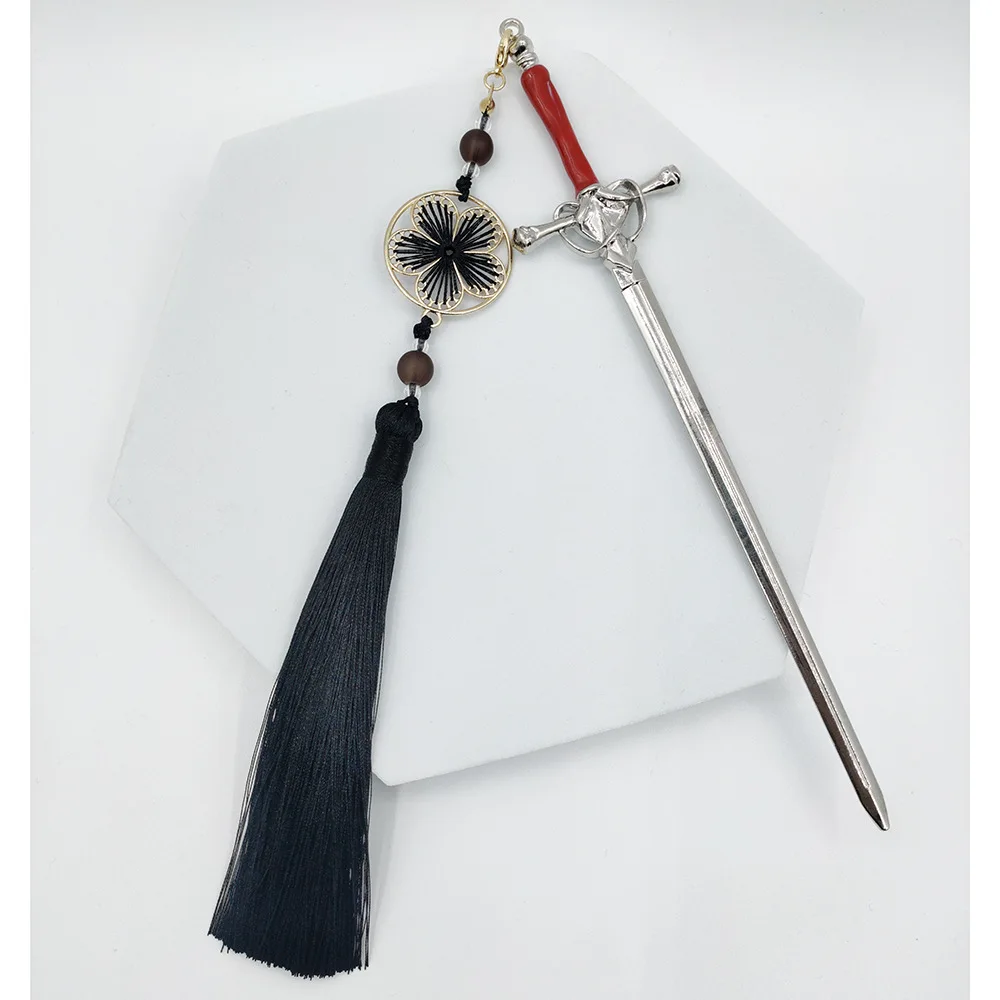 Новинка Шпилька для волос с кисточкой из сплава в китайском стиле Hanfu
