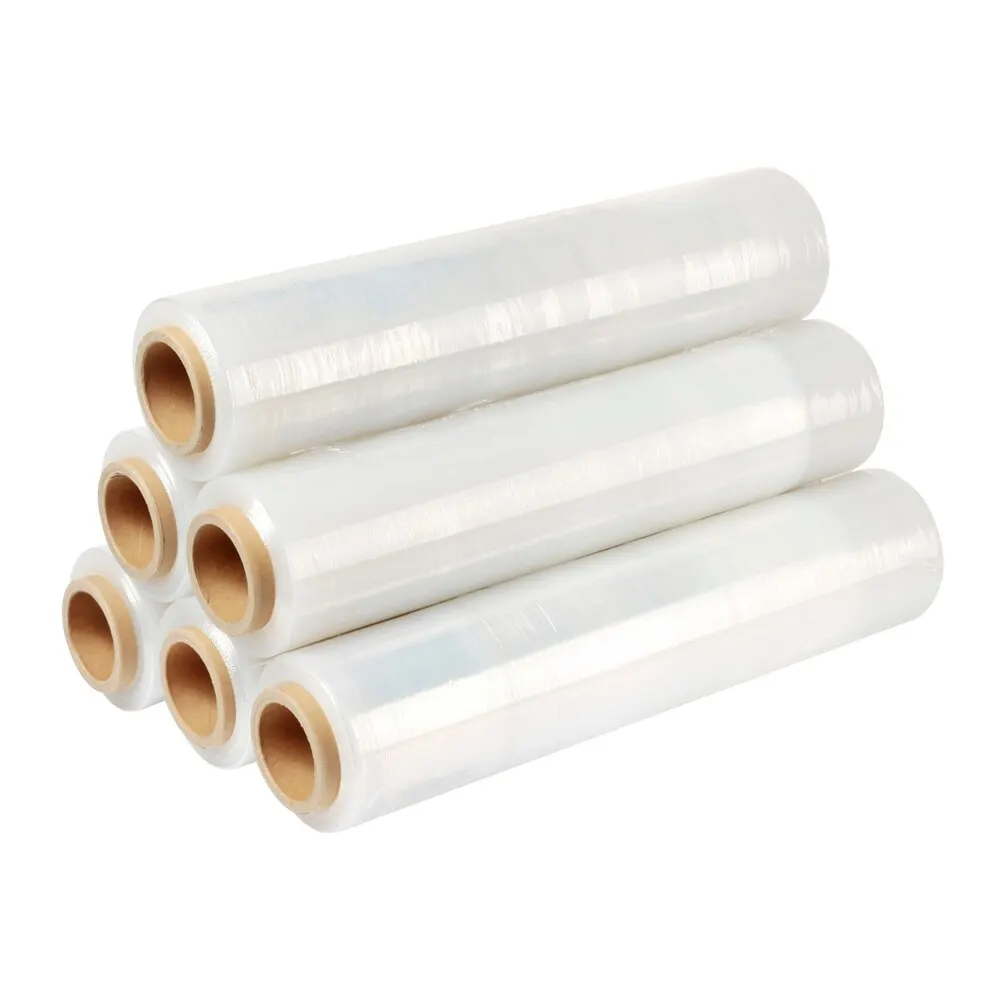 Factory Price Plastic Soft Pe/llpe Transparent Pallet Stretch Wrap, Cast Hand Stretch Film Shrink Wrap Film / Stretch Film